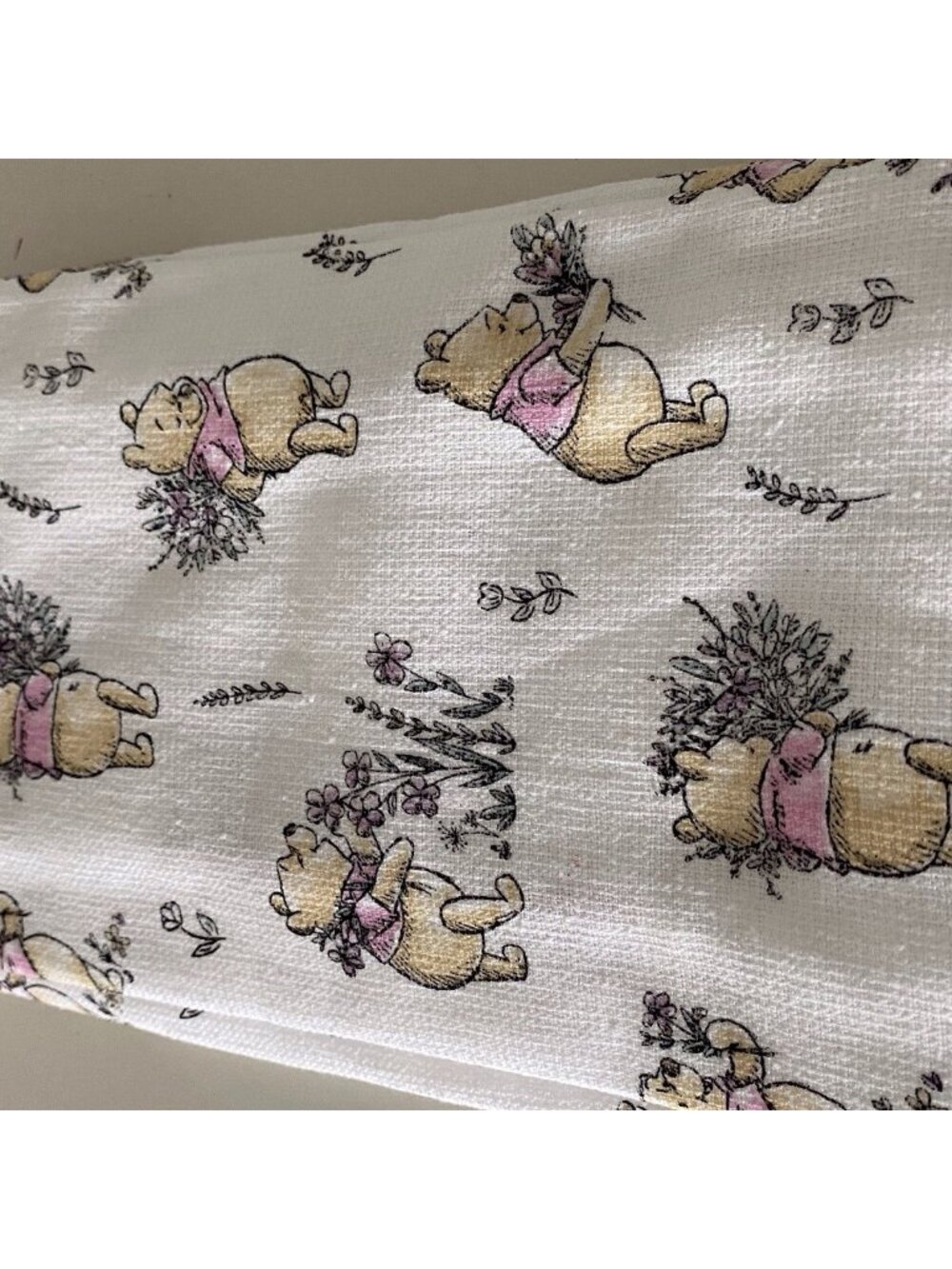 2 Pack Disney Winnie the Pooh Floral Flowers Spring Kitchen Towels 16 X 26” NEW - Picture 10 of 13
